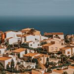 Aerial shot of Costa Blanca, a popular place for Americans to buy property in Spain.