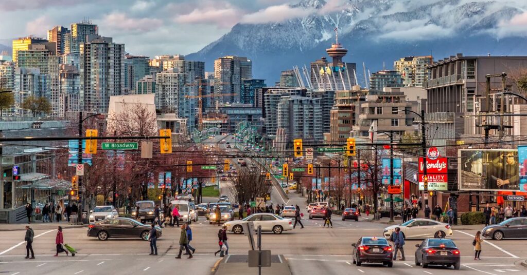 Cityscape photo of Vancouver downtown