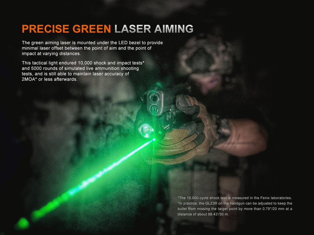 Fenix GL23R Green Laser Tactical Light