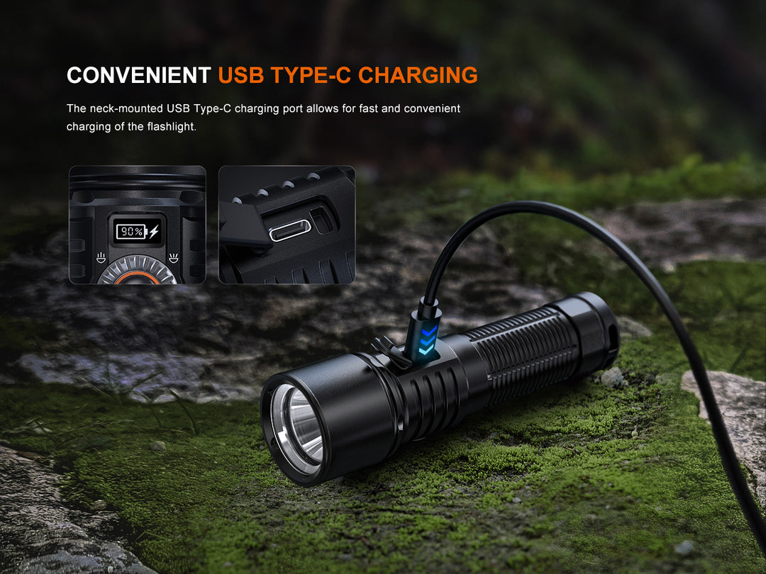 Fenix LD45R Digital Focus Rechargeable LED Flashlight